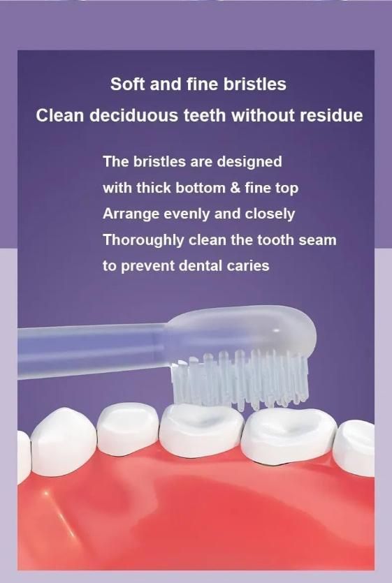 3 Steps Silicone Baby Toothbrush Set of 3 Assorted (Pack of 1)