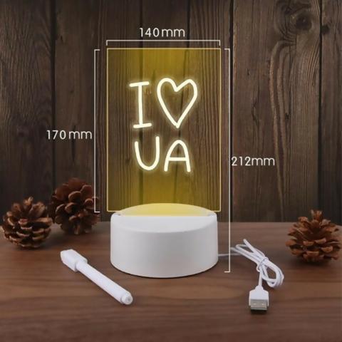 Customizing Led Acrylic Night Lamp With Wooden Base